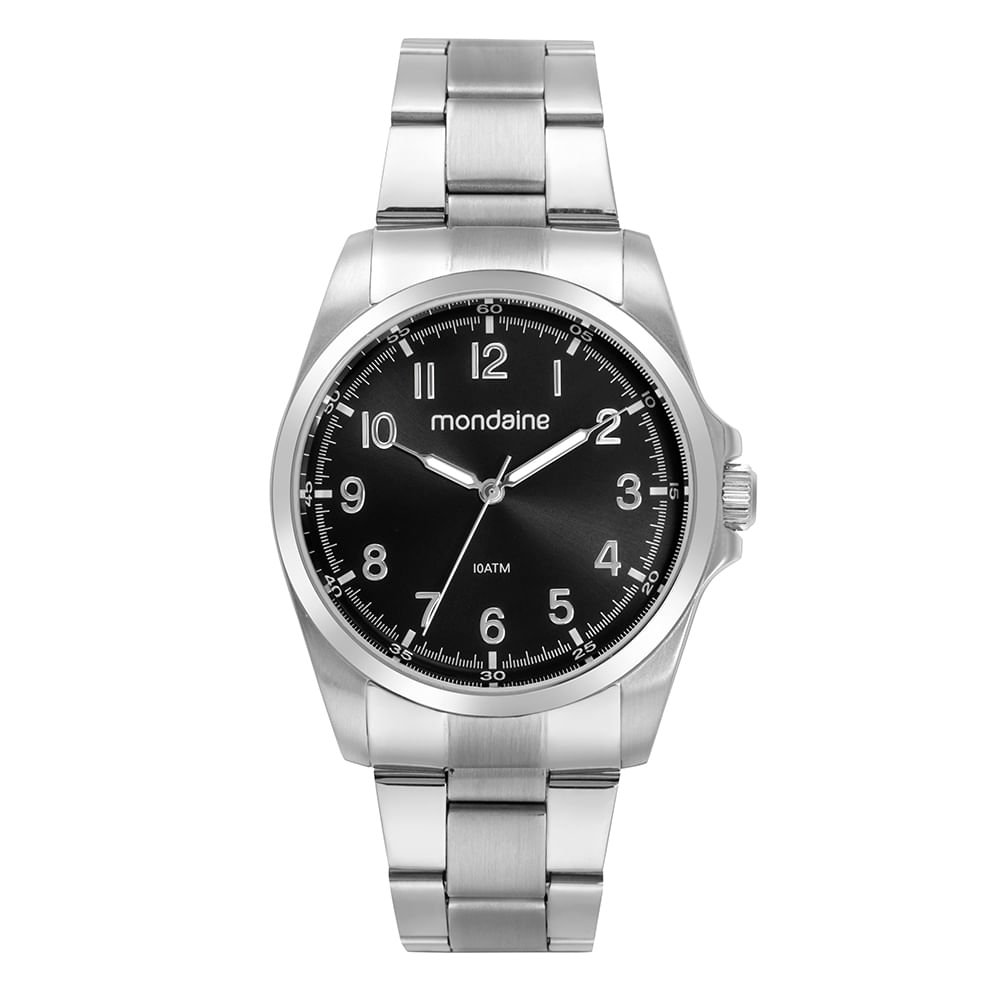 Relógio Masculino Aço Casual Prata