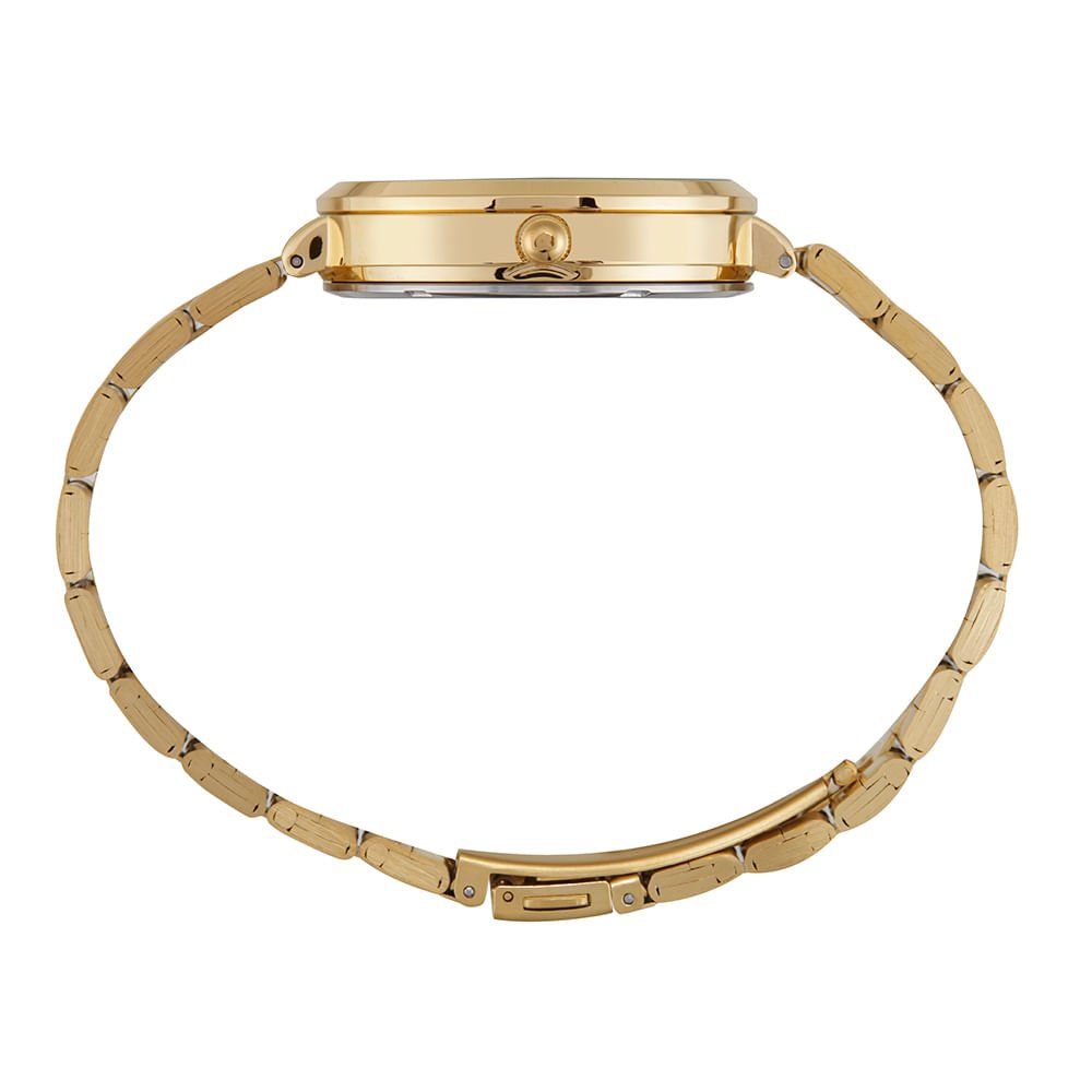 Relógio Feminino Casual Dourado Dourado 3