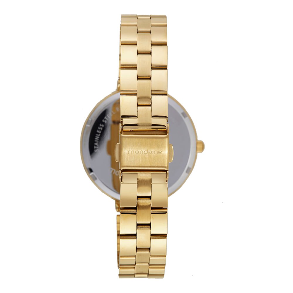 Relógio Feminino Casual Dourado Dourado 4