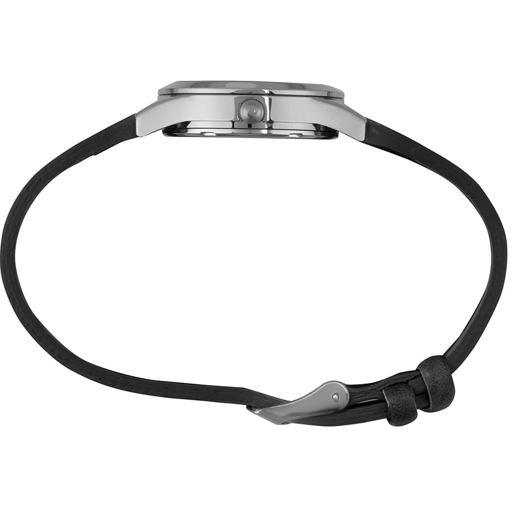 Kit Relógio Feminino Com Semijoias Ponto de Luz Preto 5