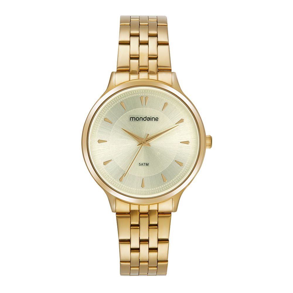 Relógio Feminino Minimalista Dourado Dourado 1