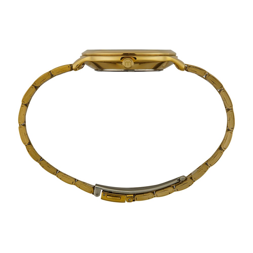 Relógio Feminino Minimalista Dourado Dourado 3
