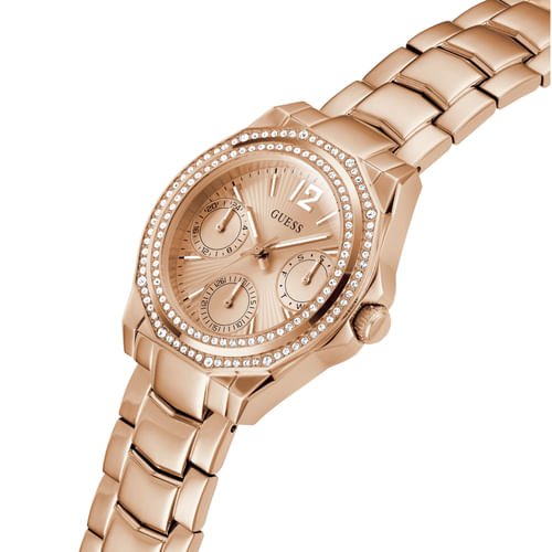 Relógio Feminino Guess Multifunção Rosé Rosé 3