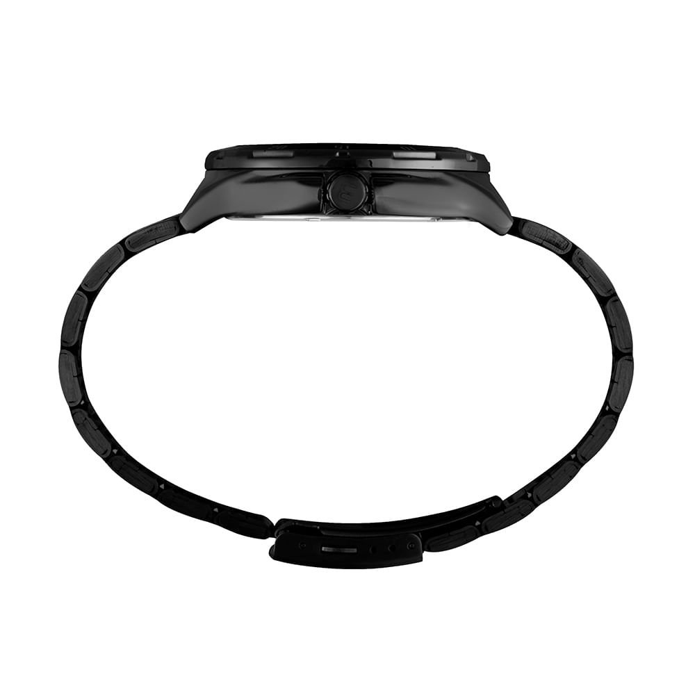 Relógio Masculino Efeito Raios Solares Preto Preto 4