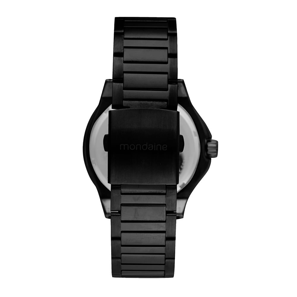 Relógio Masculino Efeito Raios Solares Preto Preto 5