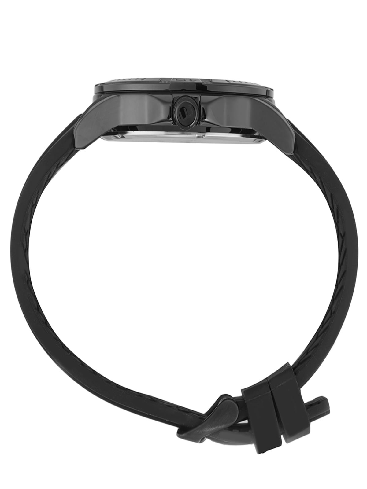 Kit Relógio Masculino Esportivo Silicone Preto Com Caneta Preto 6