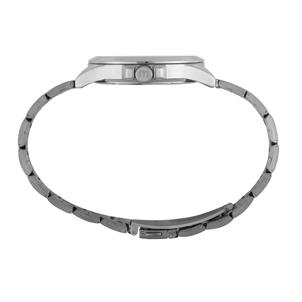 Relógio Masculino Social Prata Prata 3