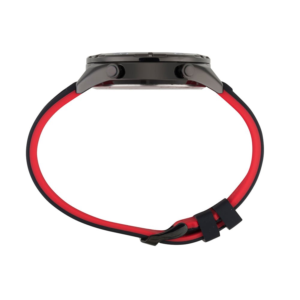 Relógio Masculino Digital Silicone Preto Preto 2