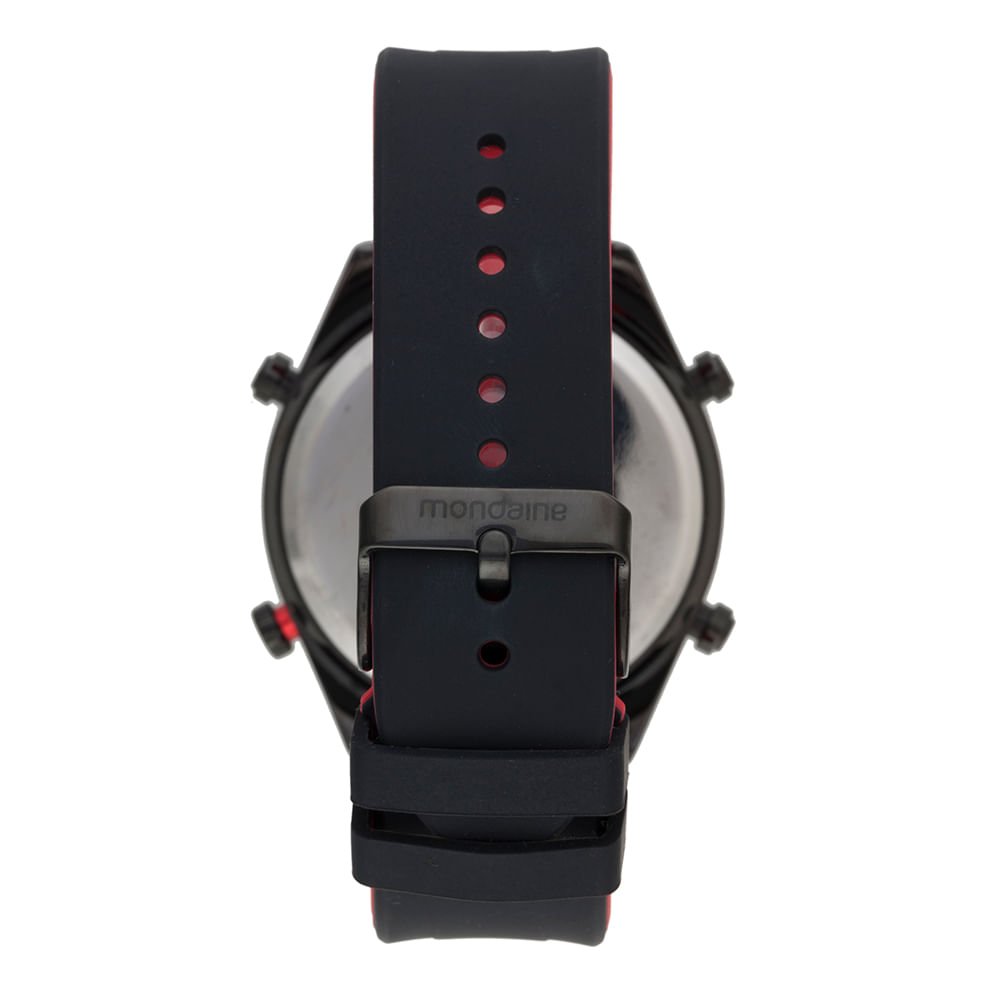 Relógio Masculino Digital Silicone Preto Preto 3