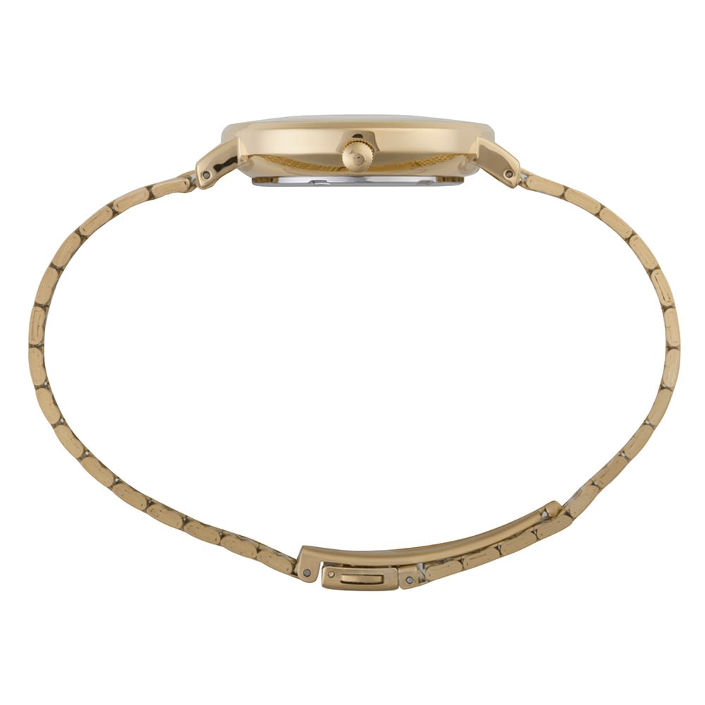 Relógio Feminino Vintage Dourado Dourado 4