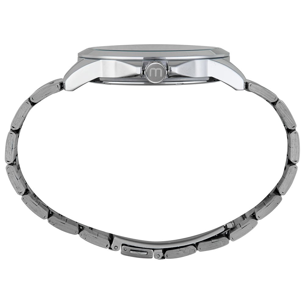 Relógio Masculino Casual Prata Prata 2