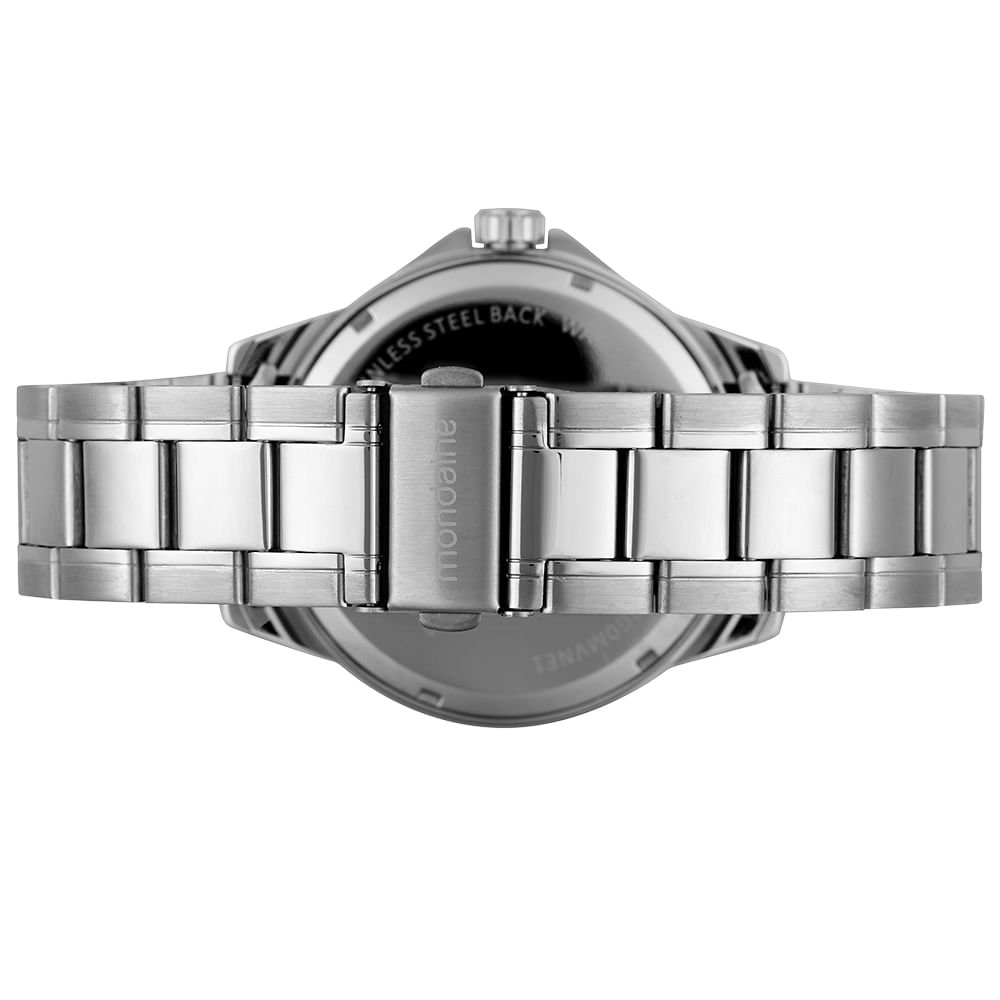 Relógio Masculino Casual Prata Prata 3