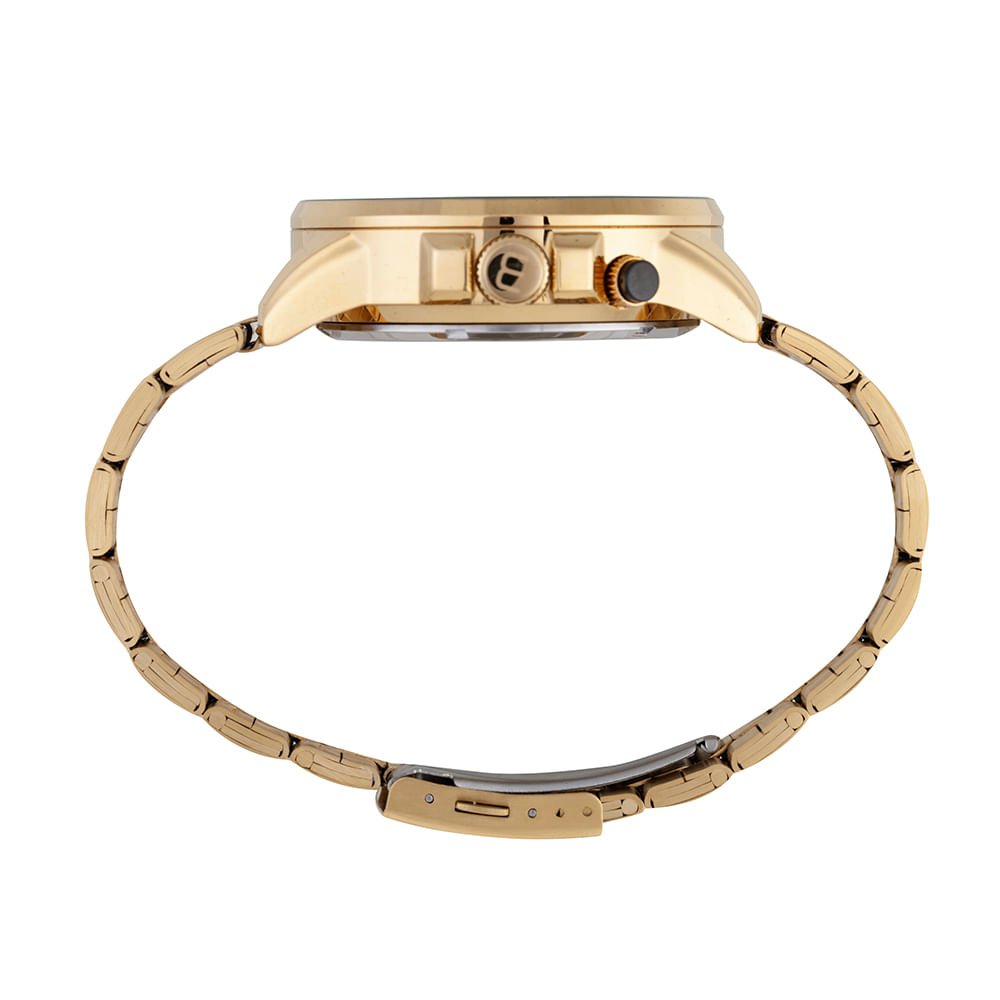 Relógio Masculino Anadigi Dourado Dourado 4