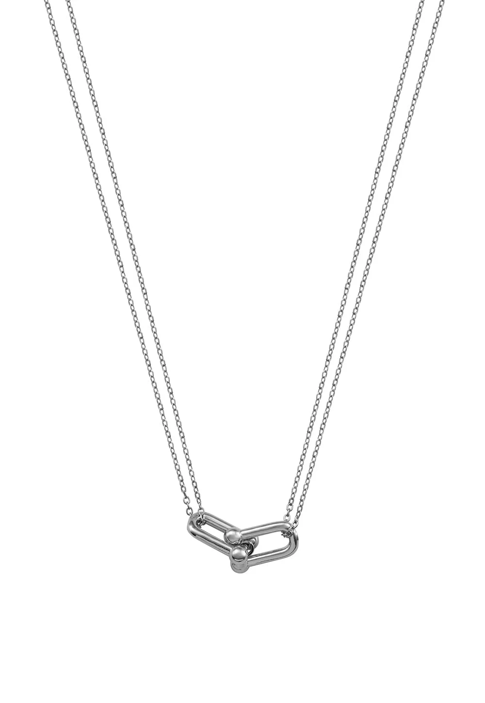 Kit Relógio Feminino Madrepérola Prata Com Colar Corrente Prata 5