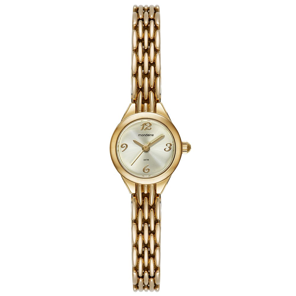 Relógio Feminino Minimalista Dourado