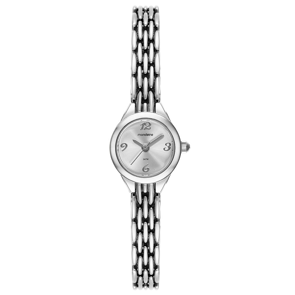 Relógio Feminino Minimalista Prata