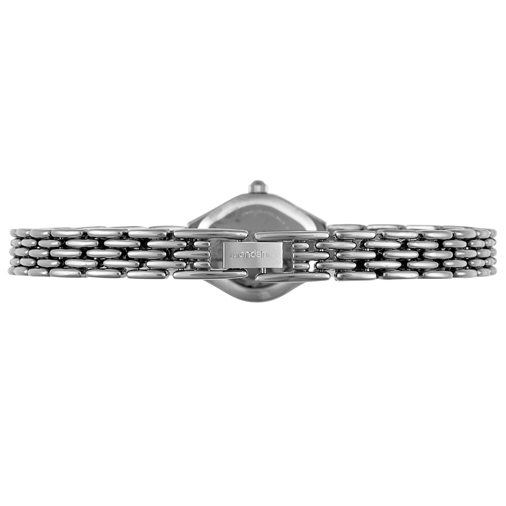 Relógio Feminino Minimalista Prata Prata 5