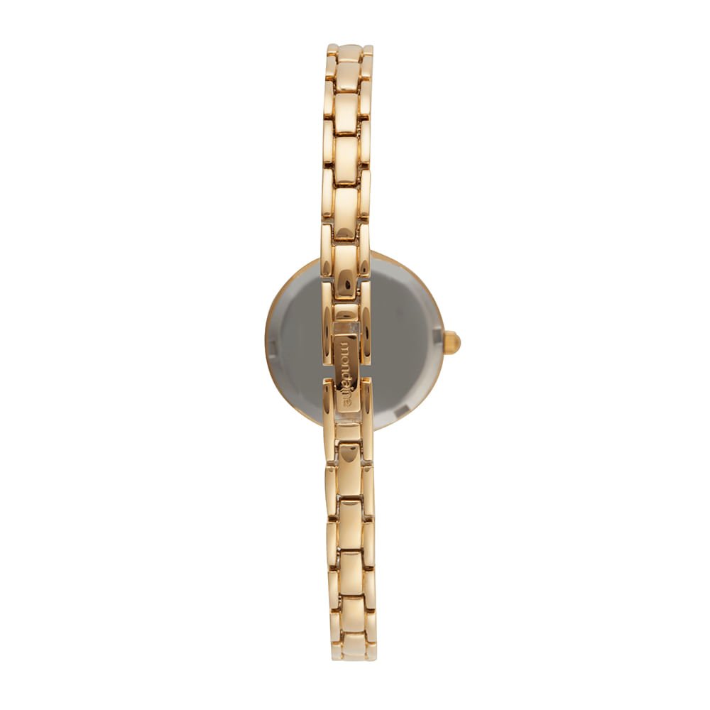 Relógio Feminino Bracelete Madrepérola Dourado Dourado 4