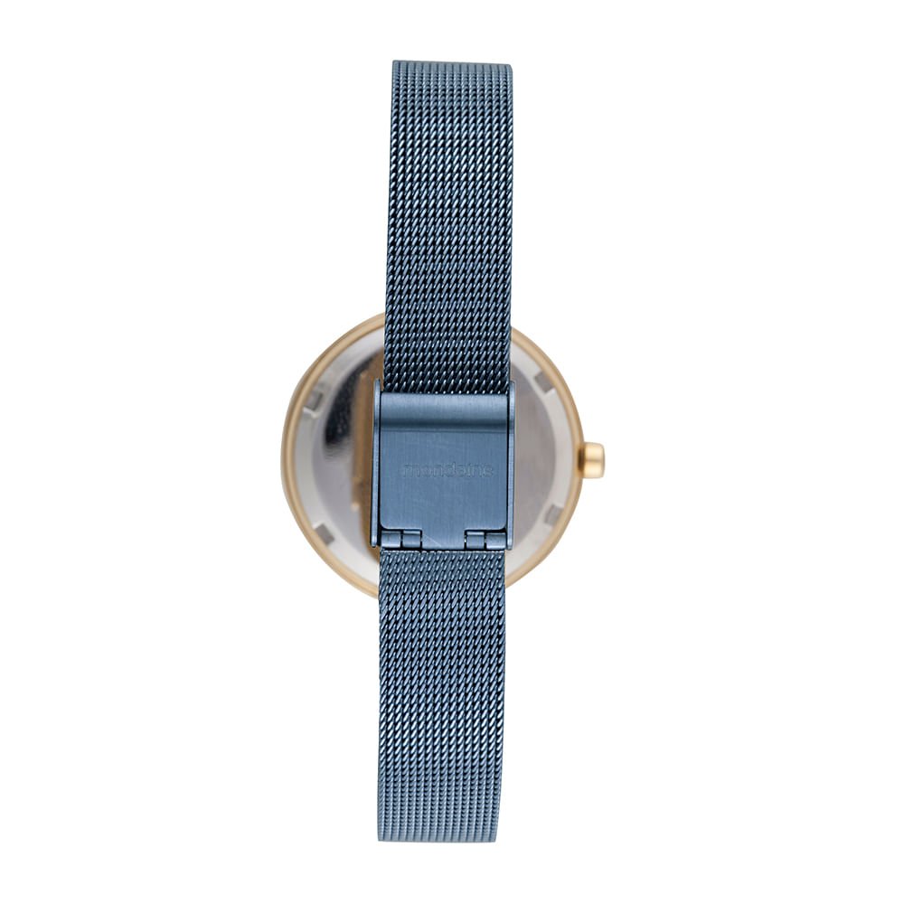 Relógio Feminino Malha de Aço Dourado Dourado 5