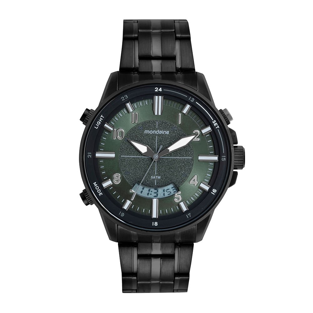 Relógio Masculino Anadigi Preto