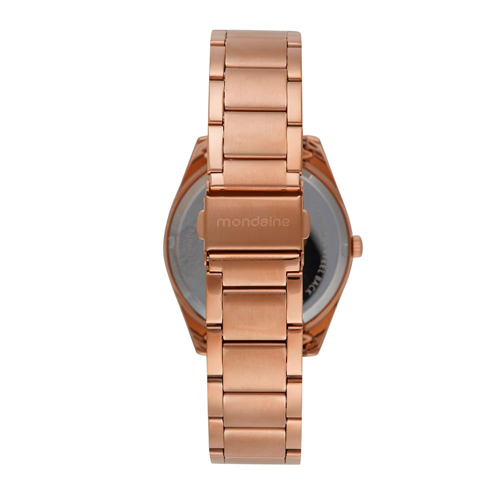 Relógio Feminino Catraca Serrilhada Rosé Rosé 5