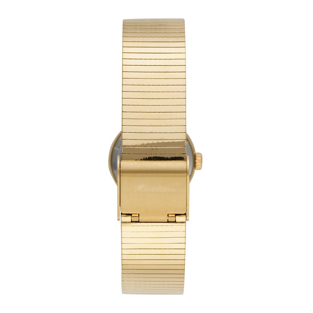 Relógio Feminino Dourado Pulseira Estilo Bracelete Dourado 5