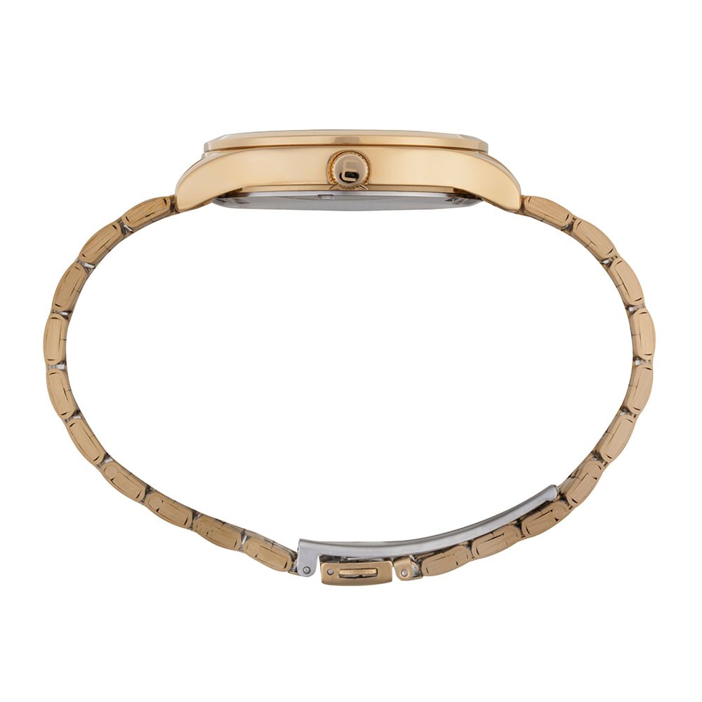 Relógio Masculino Clássico Dourado Marcações Romanas Dourado 3