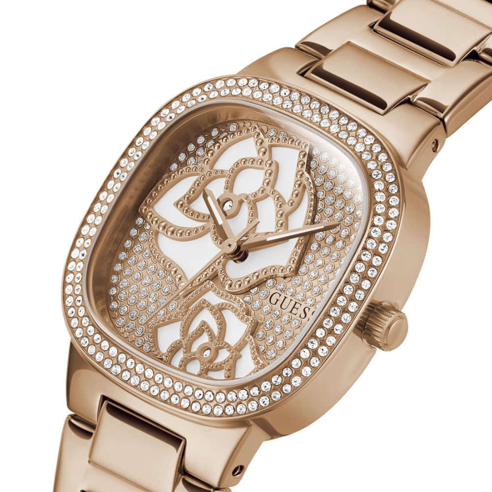 Relógio Guess Feminino Analógico Rose Gold GW0544L4 Dourado 4
