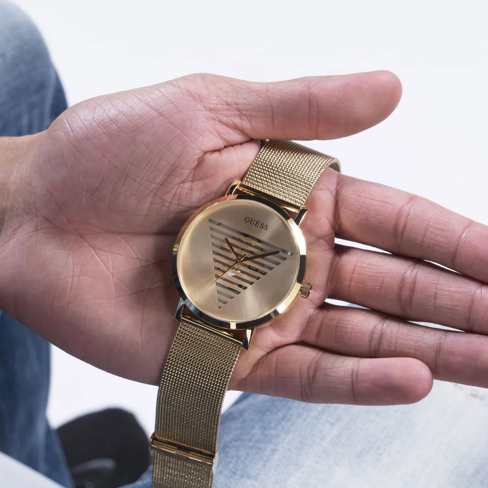 Relógio Guess Masculino Analógico Dourado GW0502G1 Dourado 4