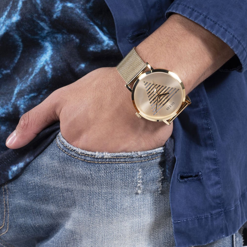 Relógio Guess Masculino Analógico Dourado GW0502G1 Dourado 6