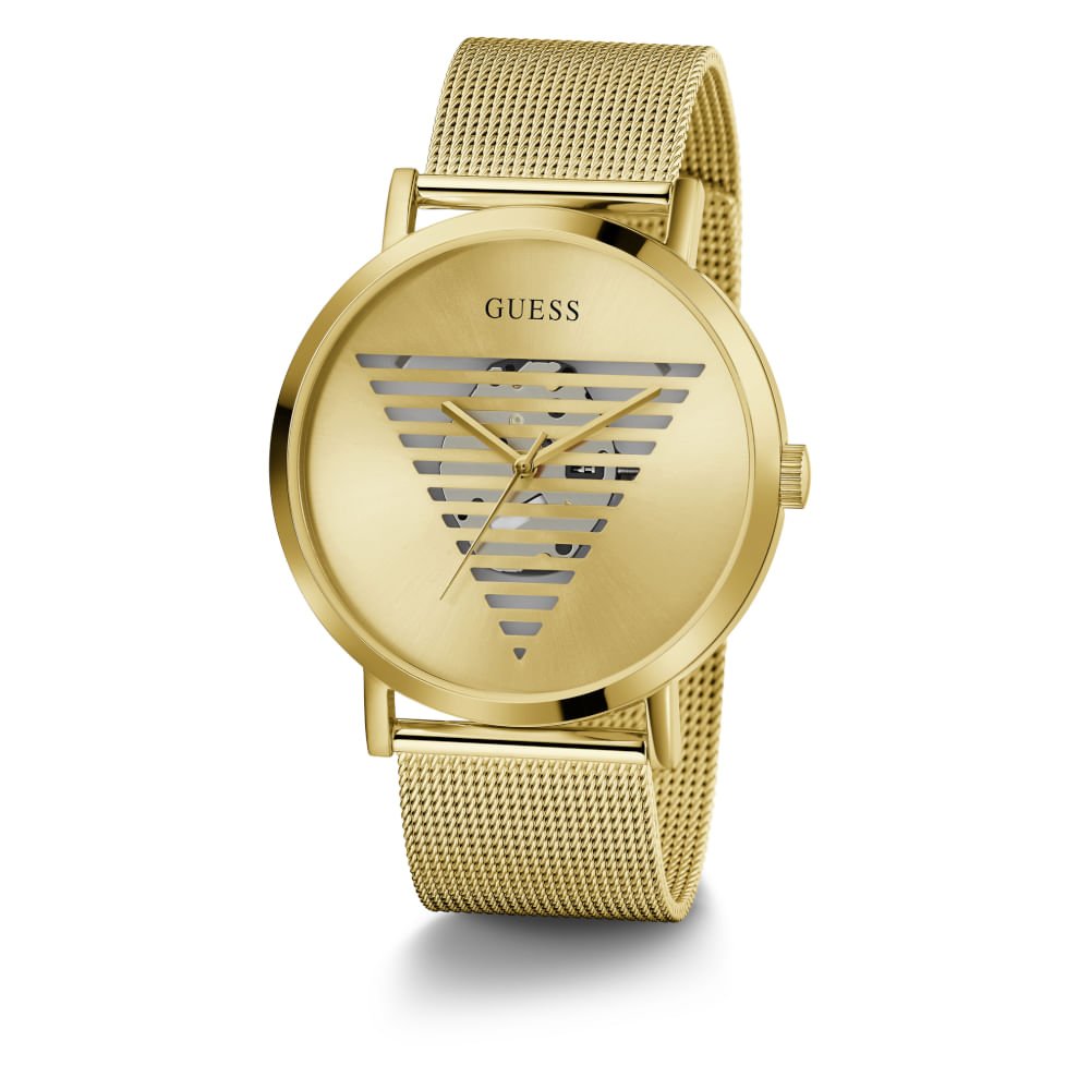 Relógio Guess Masculino Analógico Dourado GW0502G1 Dourado 7