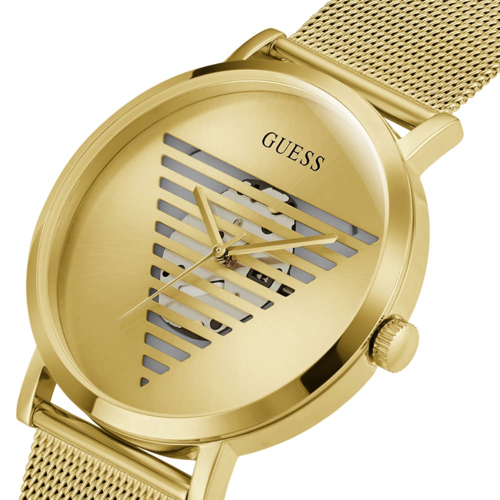 Relógio Guess Masculino Analógico Dourado GW0502G1 Dourado 8