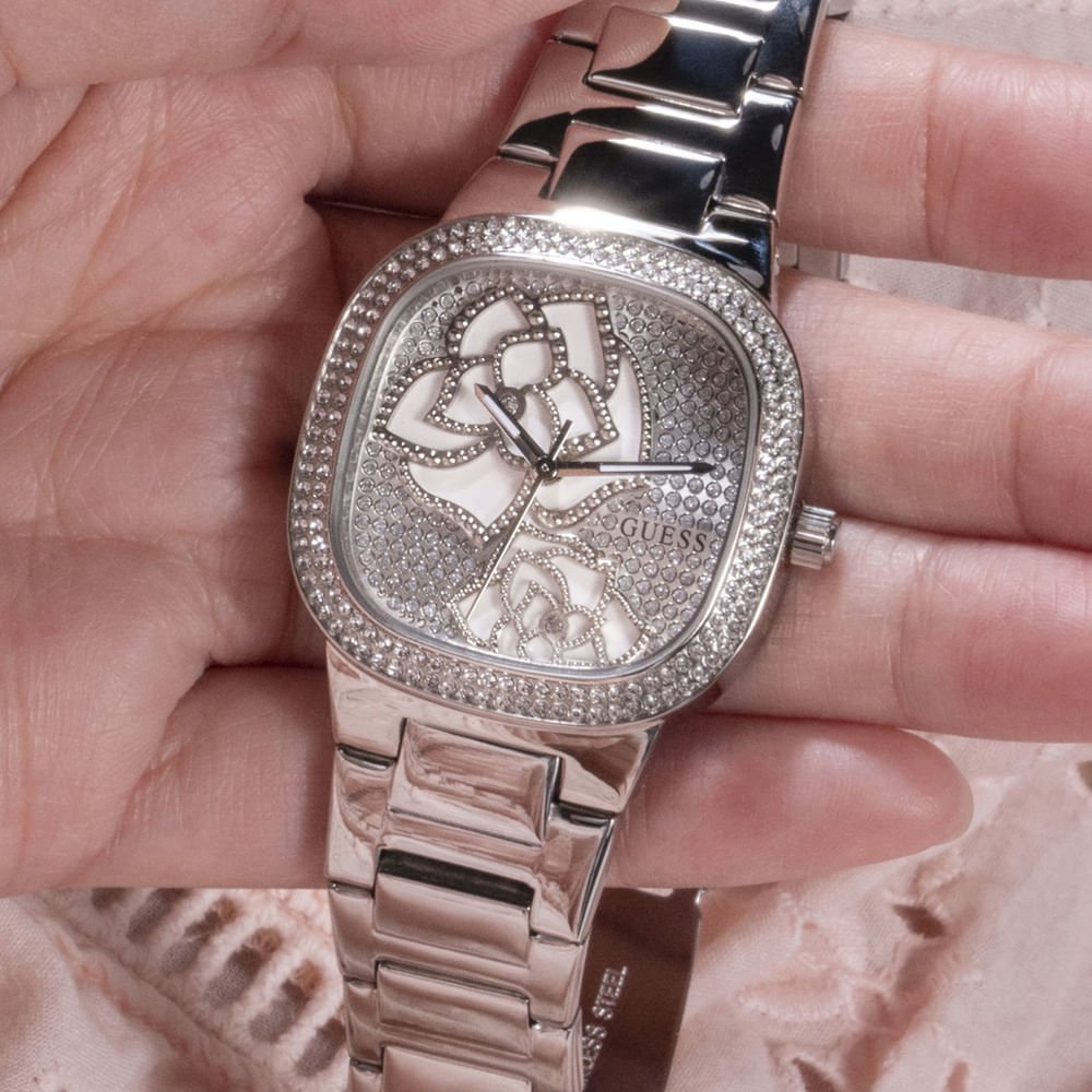 Relógio Guess Feminino Analógico Prata GW0544L1 Prata 4