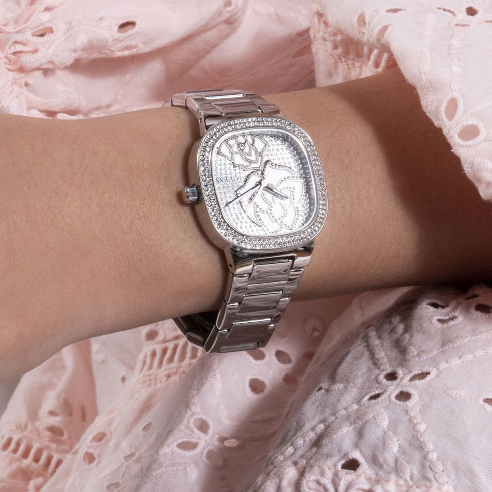 Relógio Guess Feminino Analógico Prata GW0544L1 Prata 5