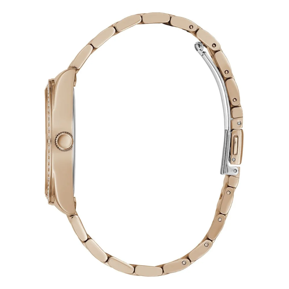 Relógio Guess Feminino Com Calendário Rose Gold Rosé 3