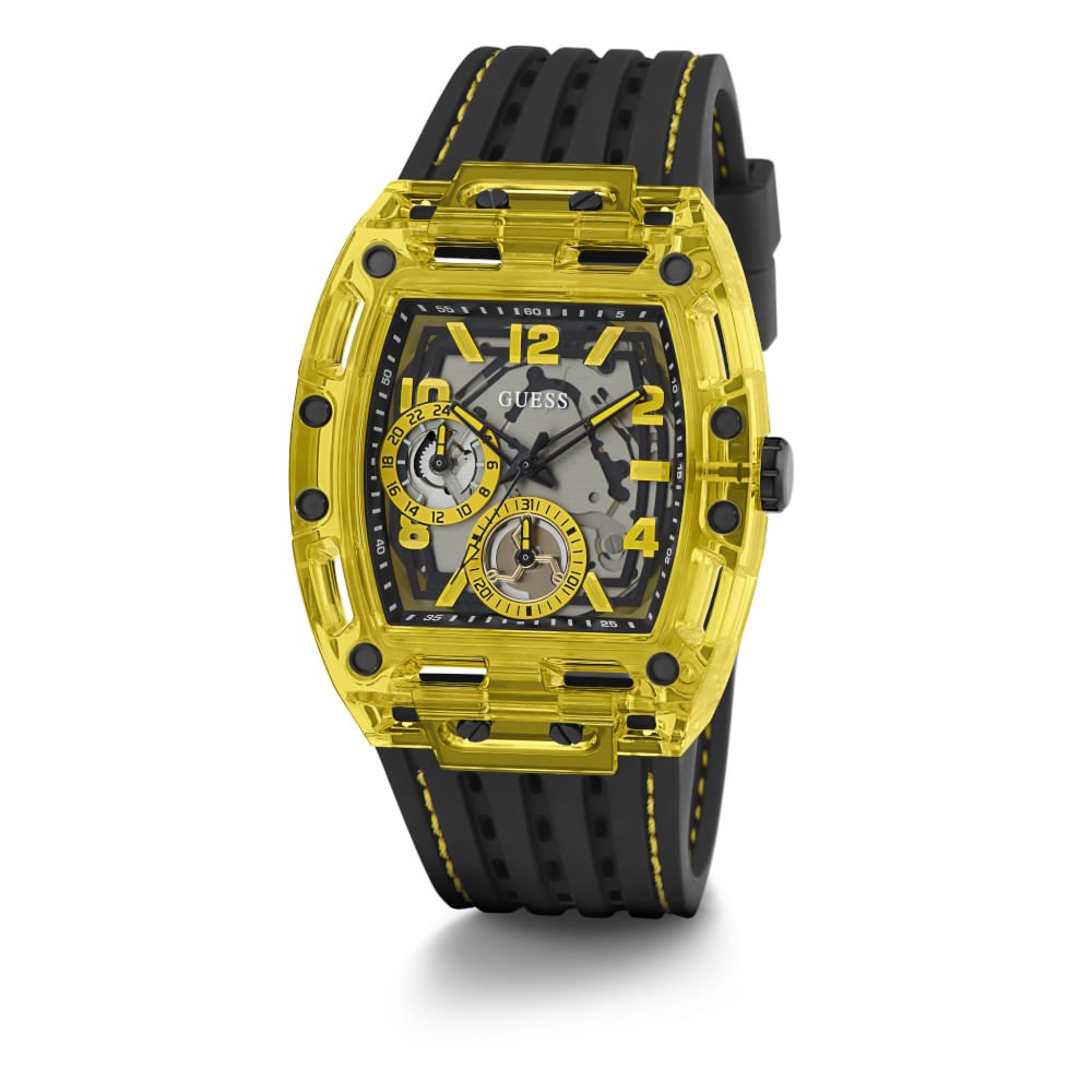 Relógio Guess Masculino Multifunção Bicolor GW0499G2 Preto 2