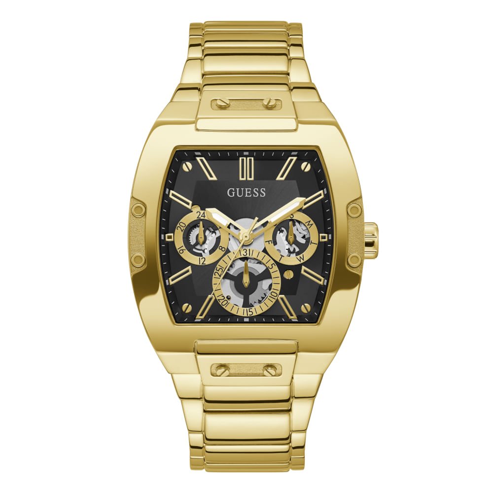 Relógio Guess Masculino Multifunção Dourado GW0456G1