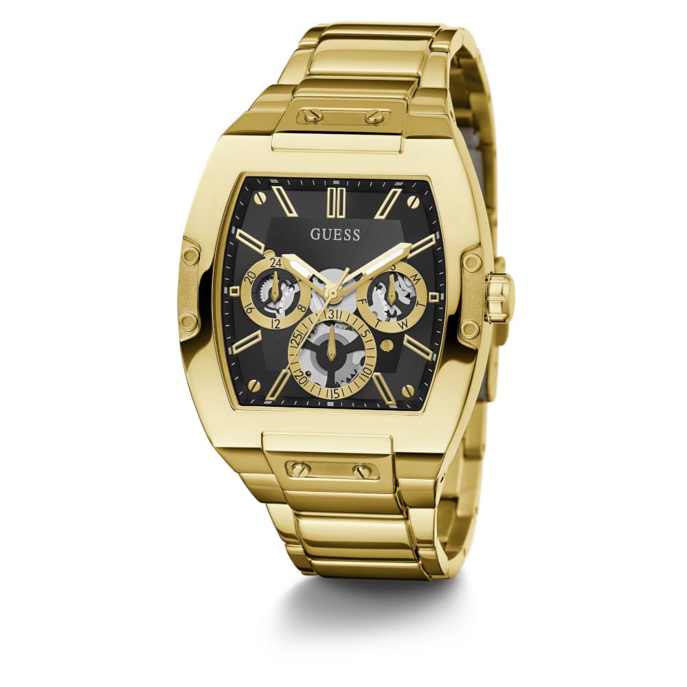 Relógio Guess Masculino Multifunção Dourado GW0456G1 Dourado 4