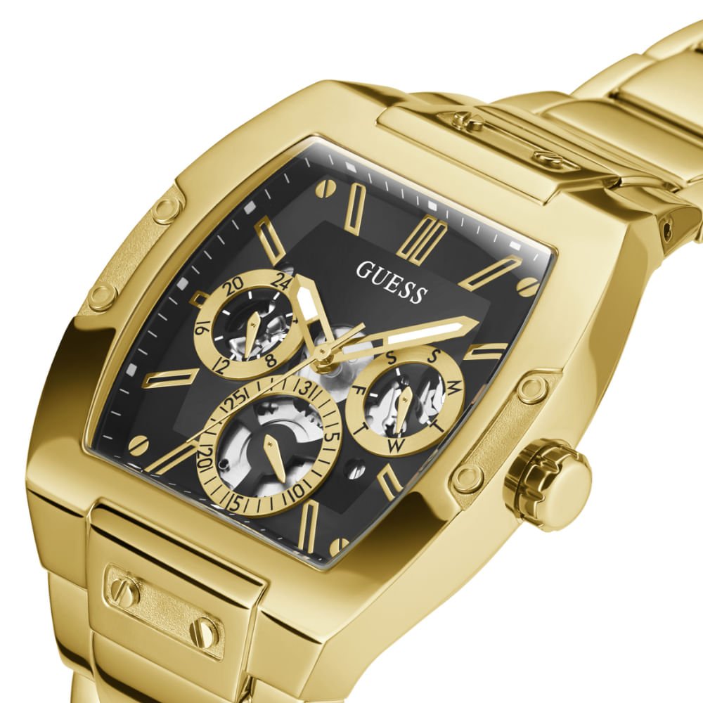 Relógio Guess Masculino Multifunção Dourado GW0456G1 Dourado 5