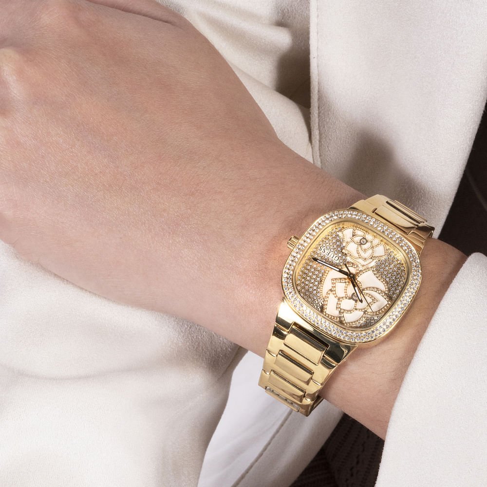 Relógio Guess Feminino Analógico Dourado GW0544L2 Dourado 7