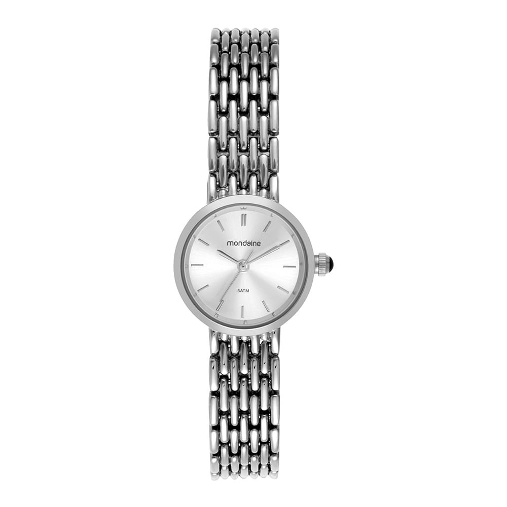 Relógio Feminino Prata Clássico Analógico