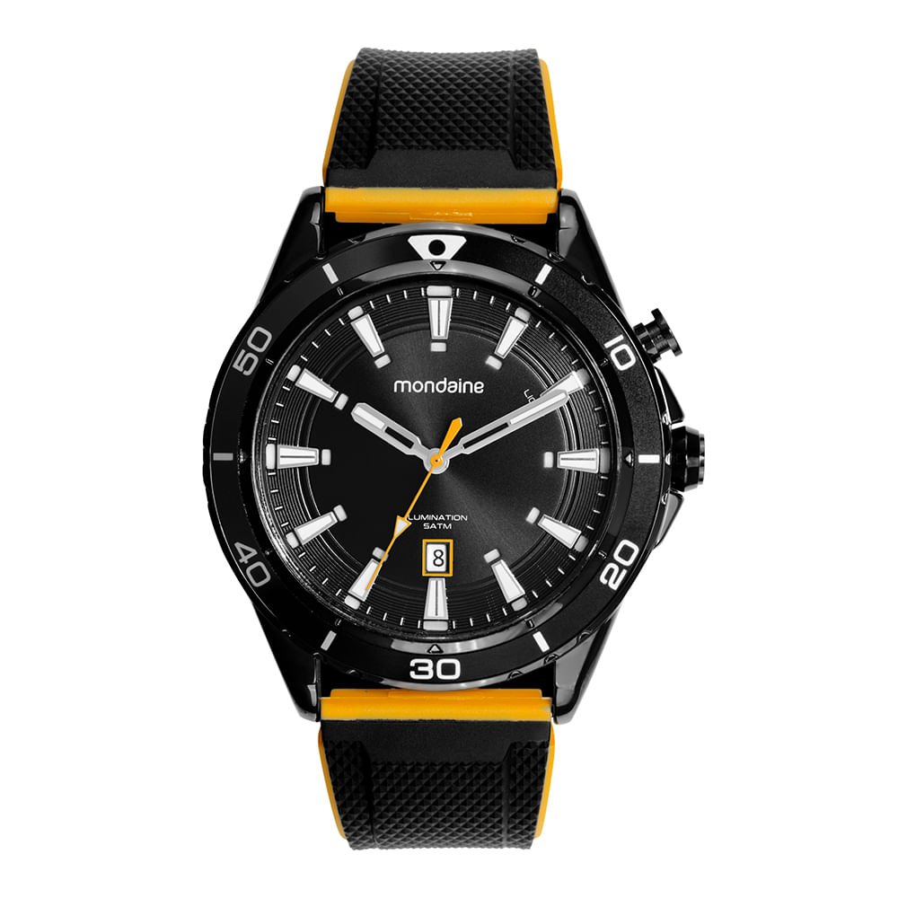 Relógio Masculino Anadigi Preto Luz de Fundo