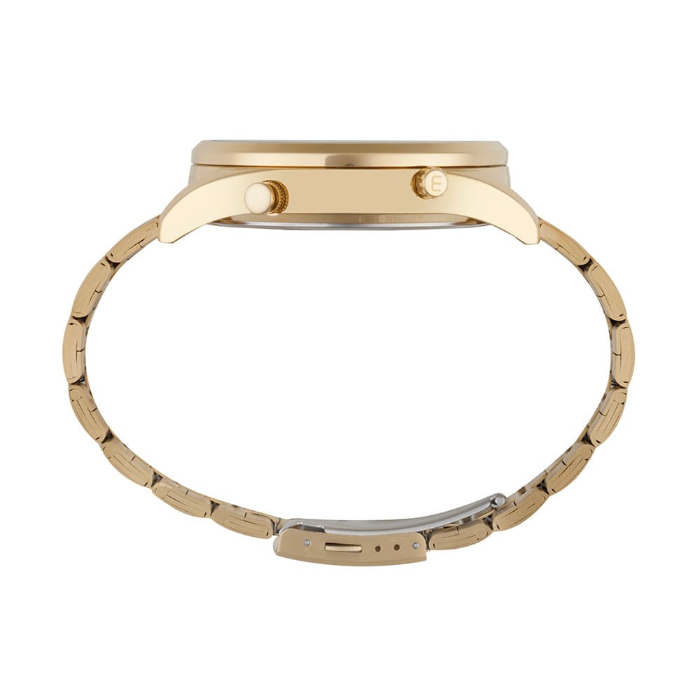 Relógio Masculino Anadigi Dourado Dourado 3