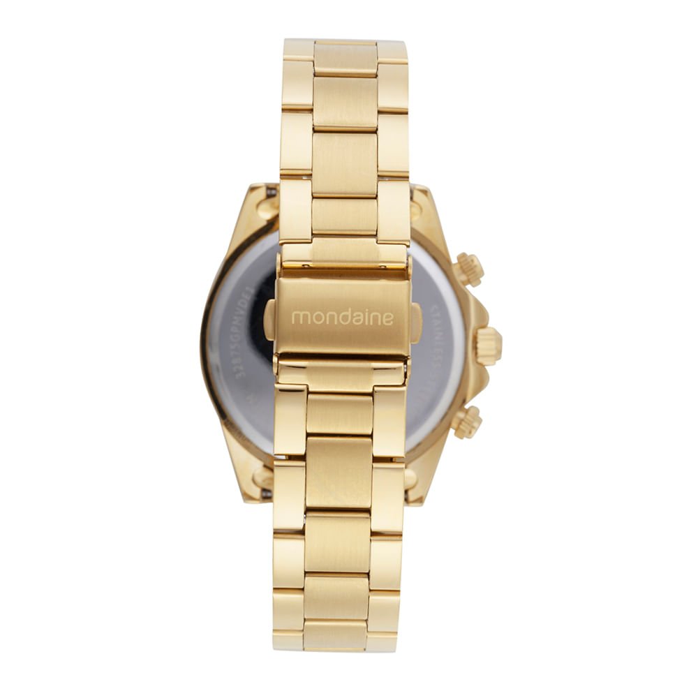 Relógio Masculino Anadigi Dourado Dourado 4