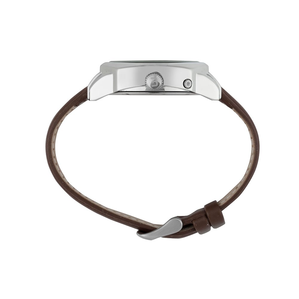 Relógio Masculino Quadrado Anadigi Prata 3