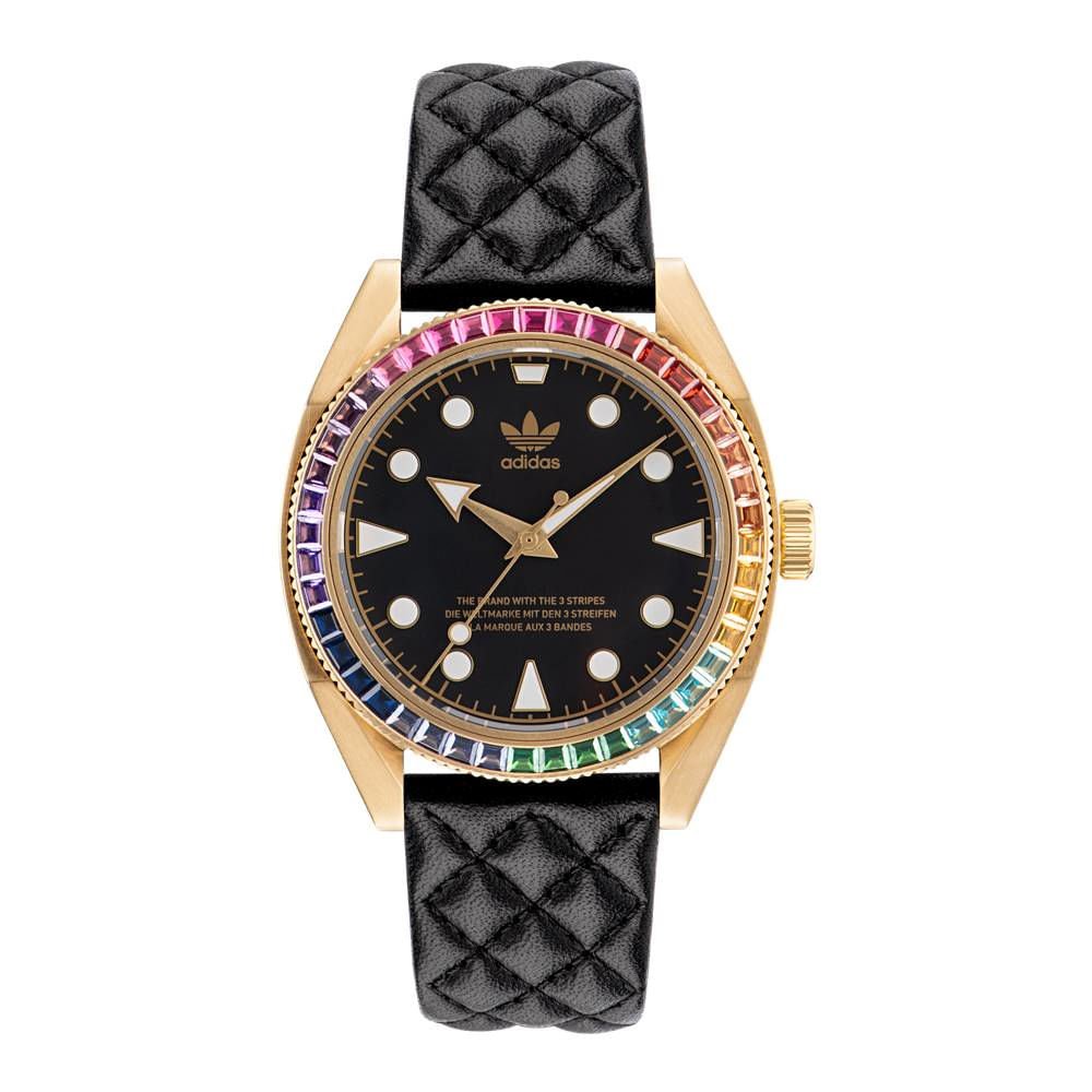 Relógio Adidas Unissex Analógico Dourado AOFH23002