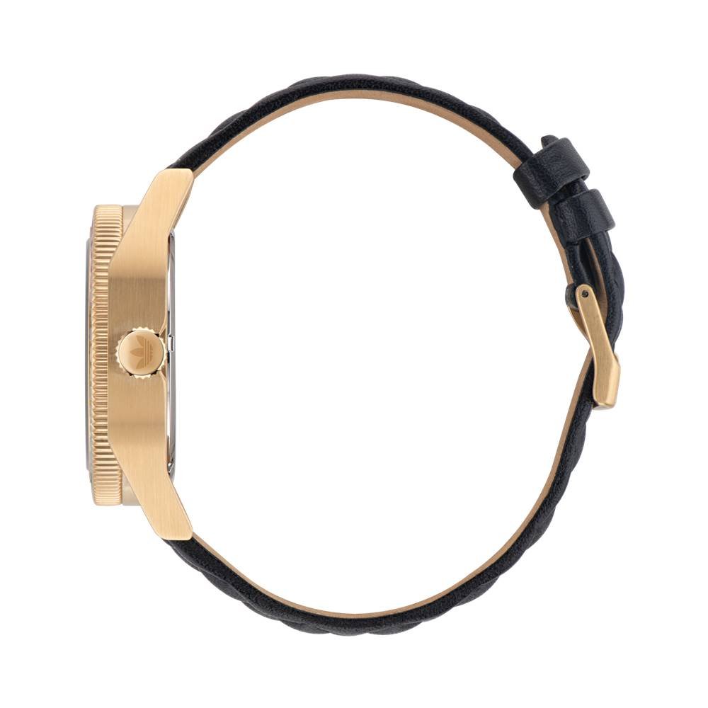 Relógio Adidas Unissex Analógico Dourado AOFH23002 Preto/Dourado 5