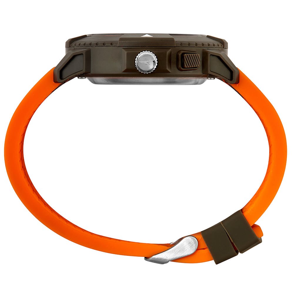 Relógio Masculino Speedo Anadigi Marrom Cinza 2