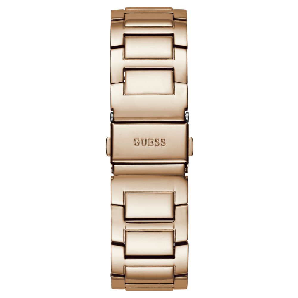 Relógio Guess Feminino Multifunção Cristais Rosé Dourado 5