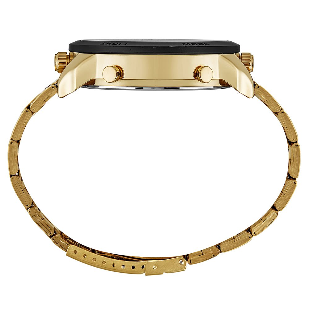 Relógio Masculino Speedo Anadigi Dourado Dourado 2